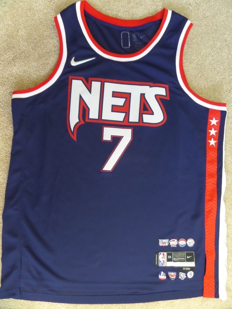kd nets jersey blue